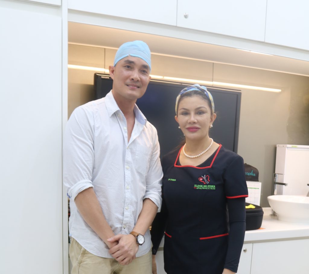 Hair Transplant Patient with Dr Inder