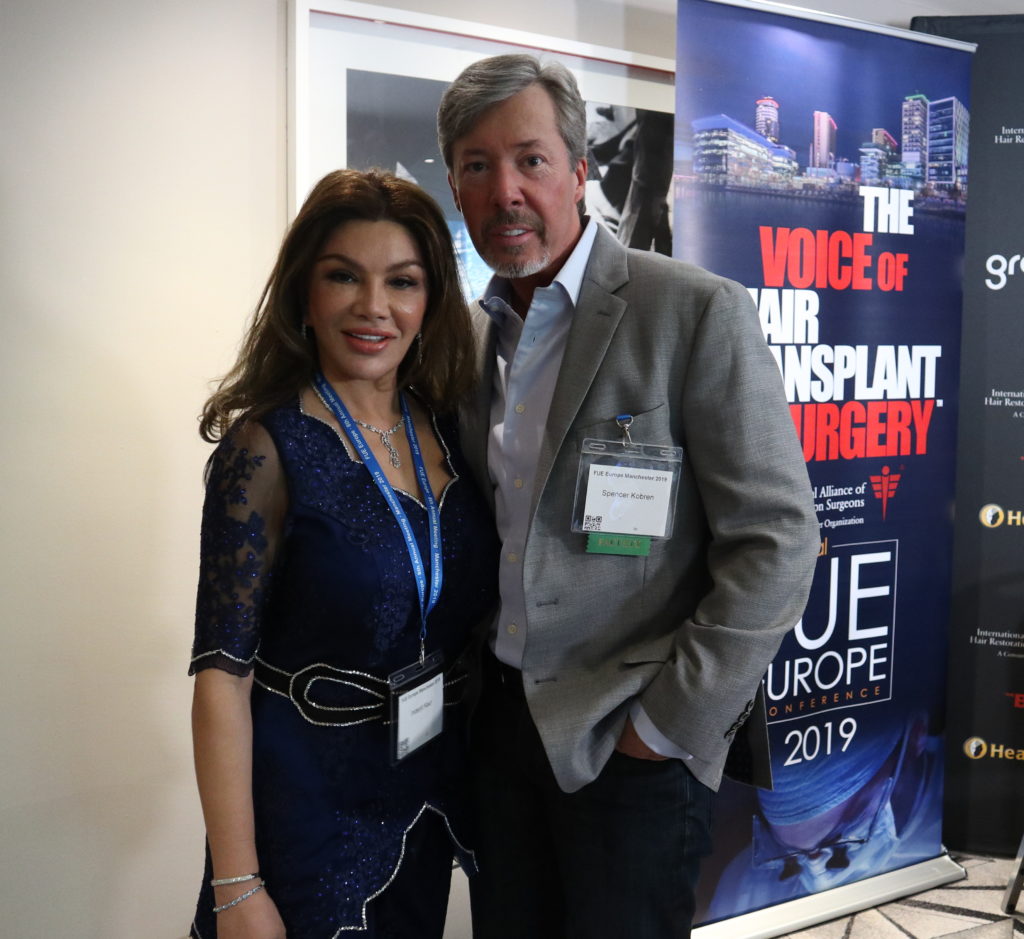 Dr Inder With Spencer Kobren, The Voice Of Hair Transplant Surgery At FUE Europe Conference 2019